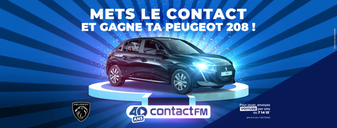 Pour fêter ses 40 ans, Contact FM offre une voiture Pour fêter ses 40 ans, Contact FM offre une voiture
