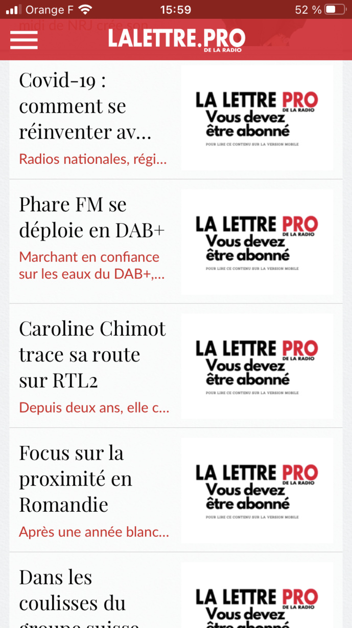 Téléchargez l'application gratuite de La Lettre Pro Téléchargez l'application gratuite de La Lettre Pro