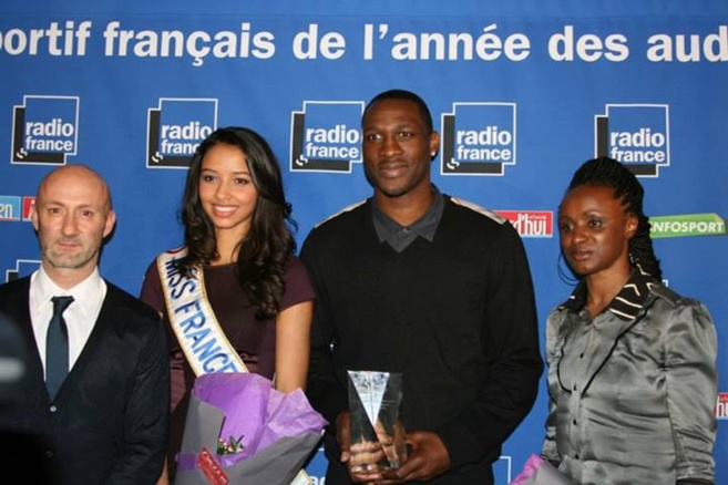 Fabien Barthez, Flora Coquerel, Florent Pietrus et Eunice Barber © RF/Catherine Grain Fabien Barthez, Flora Coquerel, Florent Pietrus et Eunice Barber © RF/Catherine Grain