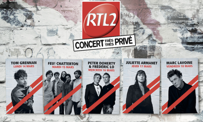 Une grande semaine de concerts Pop-Rock sur RTL2 Une grande semaine de concerts Pop-Rock sur RTL2
