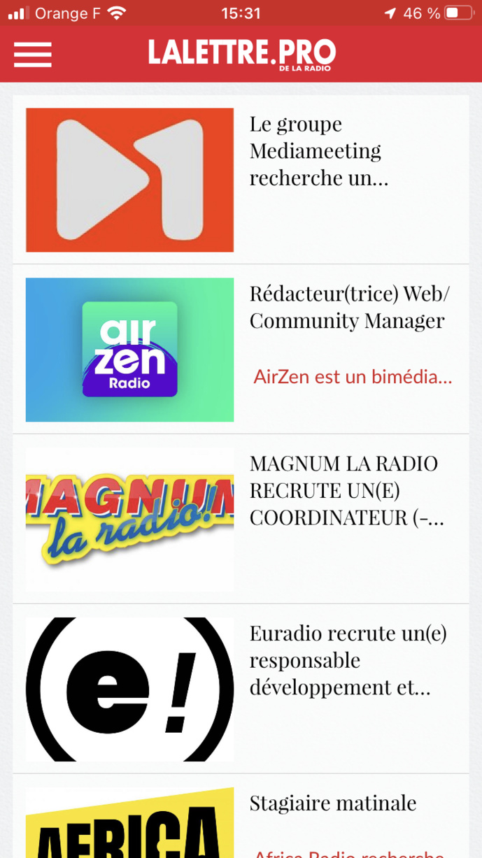 Téléchargez l'application gratuite de La Lettre Pro Téléchargez l'application gratuite de La Lettre Pro