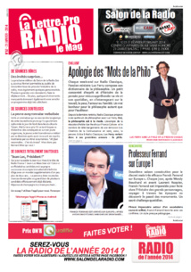 La Lettre Pro de la Radio : découvrez le n° 52 La Lettre Pro de la Radio : découvrez le n° 52