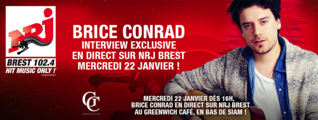 NRJ s’installe à Brest avec Brice Conrad NRJ s’installe à Brest avec Brice Conrad