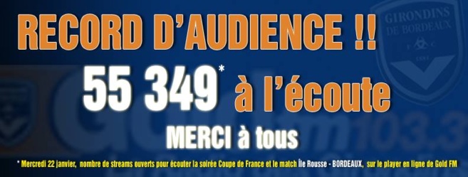 Le précédent record datait d’avril 2012 avec 48 205 auditeurs Le précédent record datait d’avril 2012 avec 48 205 auditeurs