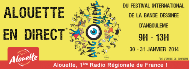 Alouette au festival de la bande dessinée Alouette au festival de la bande dessinée