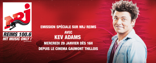 NRJ s’installe avec Kev Adams à Reims NRJ s’installe avec Kev Adams à Reims