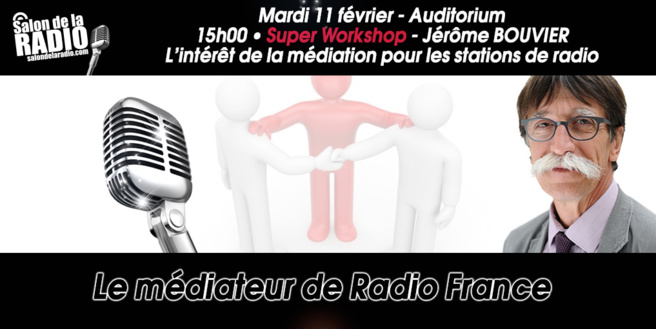 Le "médiateur" au Salon de la Radio Le "médiateur" au Salon de la Radio