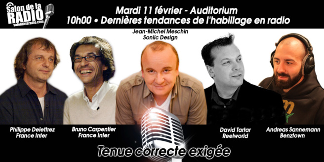 Bien habillé pour le Salon de la Radio Bien habillé pour le Salon de la Radio