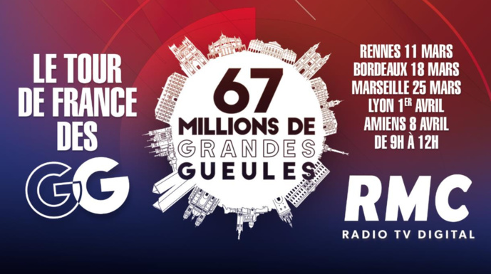 RMC : "Les Grandes Gueules" sillonnent la France RMC : "Les Grandes Gueules" sillonnent la France
