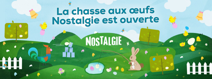 Nostalgie Belgique : la plus grande chasse aux œufs est ouverte Nostalgie Belgique : la plus grande chasse aux œufs est ouverte
