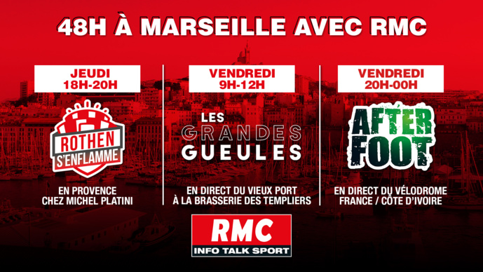RMC s'installe à Marseille durant près de 48 heures