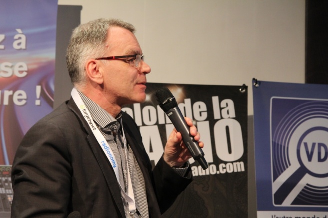 Michel Colin de Mediatic Conseils a été le Maitre de Cérémonie des RadioPub Awards 2014