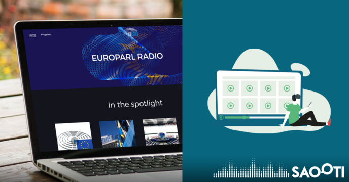 Saooti et RCS créent la webradio du Parlement européen