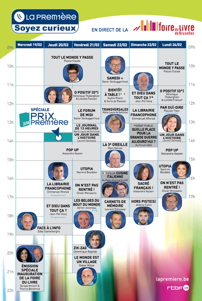 La Première à la Foire du Livre de Bruxelles