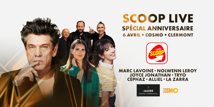 Radio Scoop : une série de concerts pour son anniversaire Radio Scoop : une série de concerts pour son anniversaire