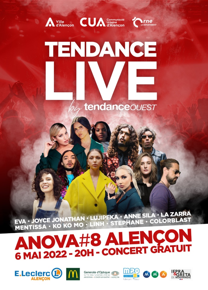 Tendance Ouest annonce un "Tendance Live" à Alençon Tendance Ouest annonce un "Tendance Live" à Alençon