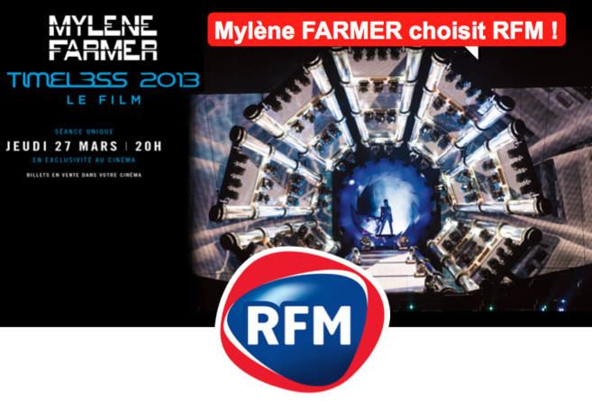 Mylène Farmer choisit RFM