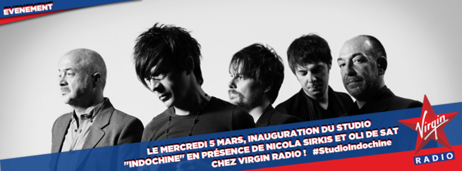 Virgin Radio : inauguration du Studio Indochine Virgin Radio : inauguration du Studio Indochine