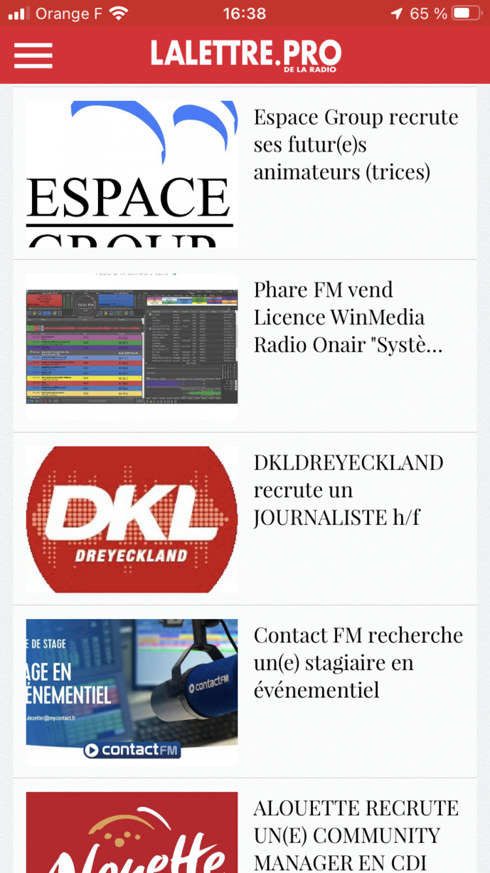Téléchargez l'application gratuite de La Lettre Pro de la Radio Téléchargez l'application gratuite de La Lettre Pro de la Radio