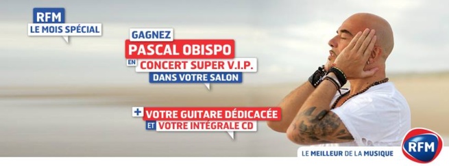 RFM : "Pascal Obispo dans votre salon" RFM : "Pascal Obispo dans votre salon"