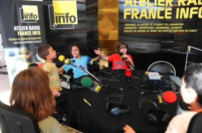 France Info : un atelier radio pour les jeunes