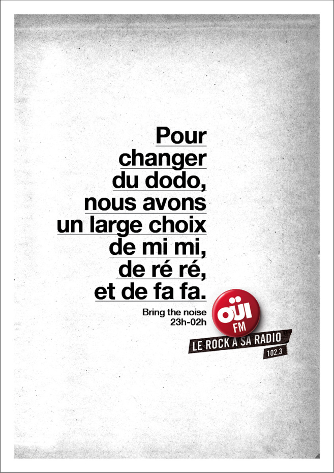 Oüi FM confie son image à CLM-BBDO Oüi FM confie son image à CLM-BBDO