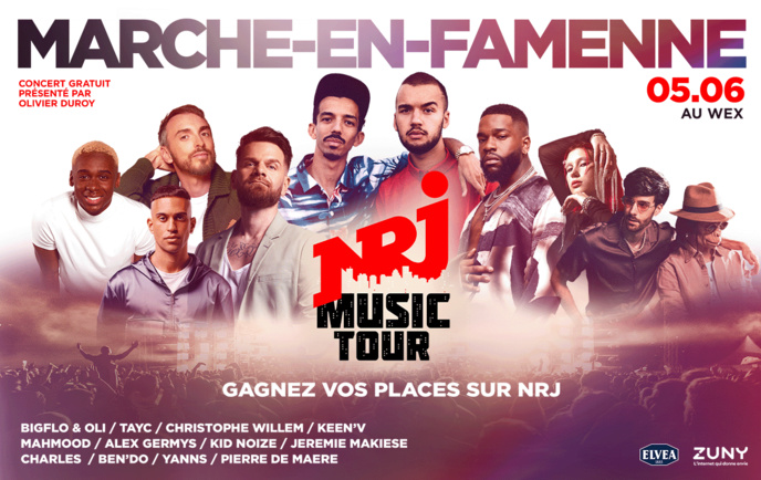 NRJ Music Tour : le plus grand concert gratuit de Belgique NRJ Music Tour : le plus grand concert gratuit de Belgique