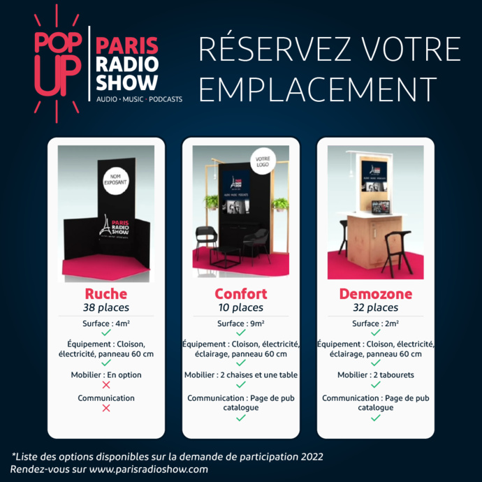 Les 2 et 3 juin, exposez au Paris Radio Show Les 2 et 3 juin, exposez au Paris Radio Show