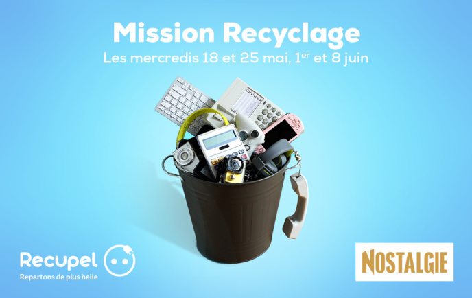 Mission Recyclage : le retour de la grande collecte avec Nostalgie Belgique