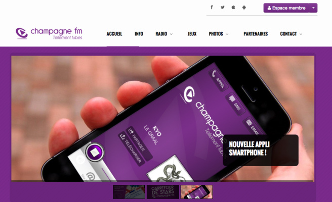 Champagne FM en ligne Champagne FM en ligne