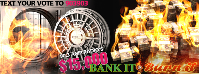AMP Radio brûle 5.000 $ et fait le buzz