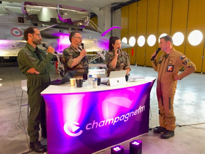 Champagne FM en direct de la base aérienne 113 de Saint-Dizier