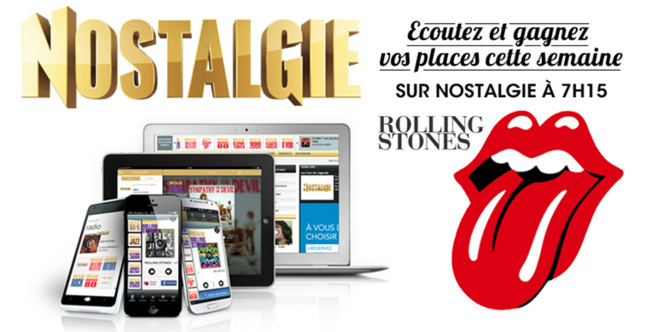 Nostalgie lance la webradio Rolling Stones Nostalgie lance la webradio Rolling Stones