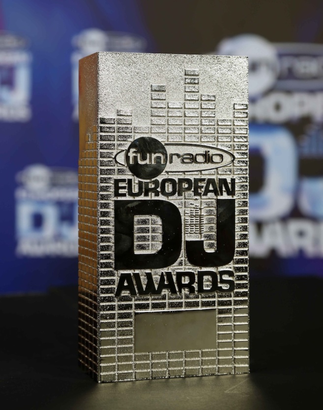 Le trophée Fun Radio European DJ Awards remis ce dimanche aux DJs vainqueurs