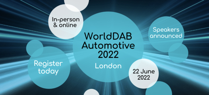 Le prochain "WorldDAB Automotive" aura lieu le 22 juin Le prochain "WorldDAB Automotive" aura lieu le 22 juin