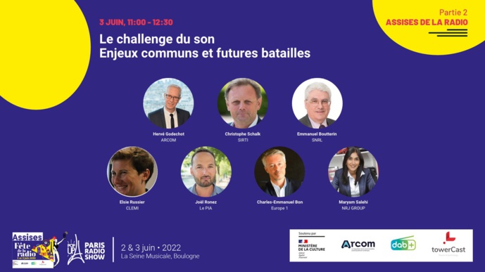 Les Assises de la radio auront lieu les 2 et 3 juin Les Assises de la radio auront lieu les 2 et 3 juin