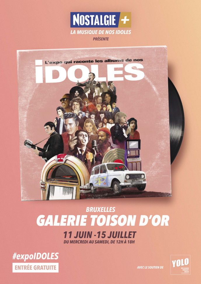 "Idoles", une expo éphémère proposée par Nostalgie+ "Idoles", une expo éphémère proposée par Nostalgie+