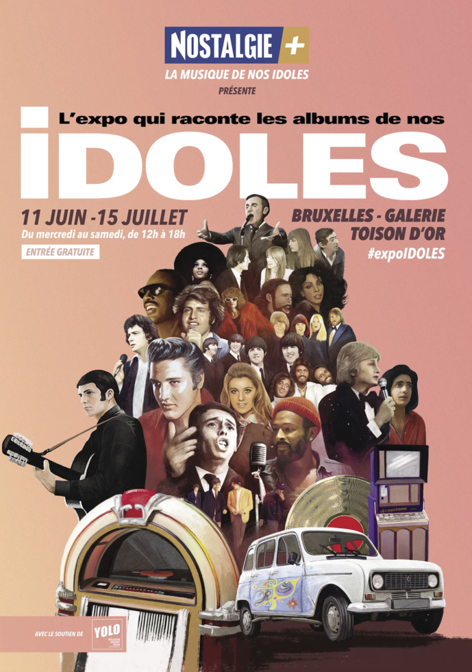 "Idoles", une expo éphémère proposée par Nostalgie+ "Idoles", une expo éphémère proposée par Nostalgie+