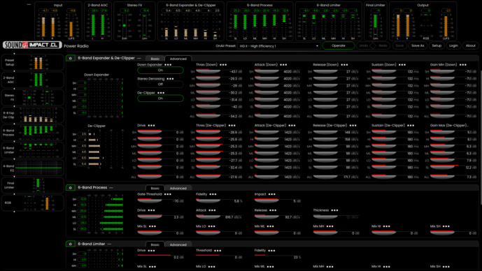 IMPACT .CL - Main Screen. © Vincent Defretin SOUND4. IMPACT .CL - Main Screen. © Vincent Defretin SOUND4.