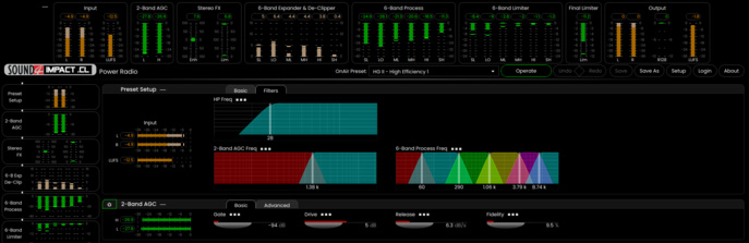 IMPACT .CL - Filters (pour un détail sur la partie filtrage). © Vincent Defretin SOUND4. IMPACT .CL - Filters (pour un détail sur la partie filtrage). © Vincent Defretin SOUND4.