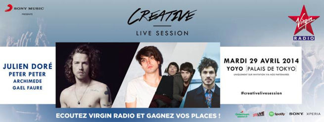 Virgin Radio : "Creative Live Session" Virgin Radio : "Creative Live Session"
