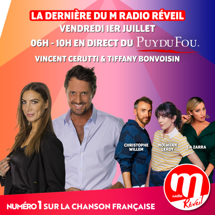 M Radio : la dernière matinale de la saison au Puy du Fou