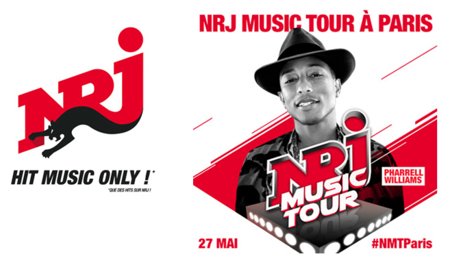 Pharrell Williams au NRJ Music Tour de Paris Pharrell Williams au NRJ Music Tour de Paris