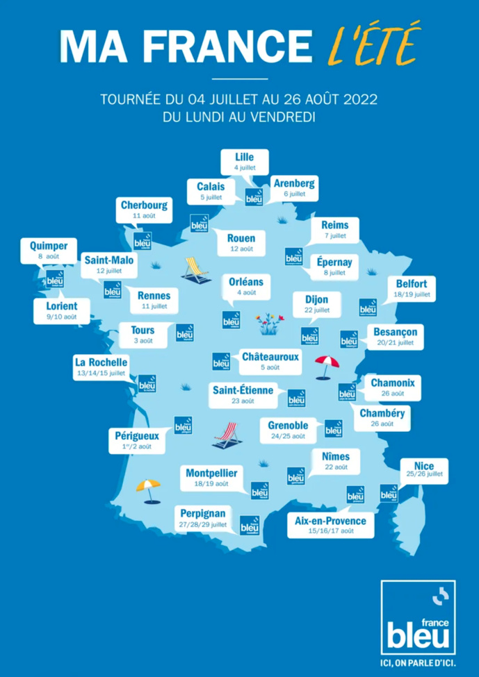 France Bleu a lancé sa tournée "Ma France l’été"