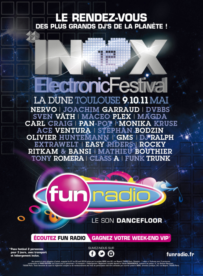 Fun Radio en direct de l'INOX Festival Fun Radio en direct de l'INOX Festival