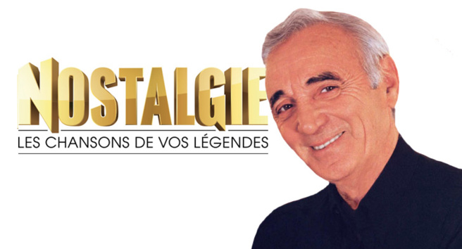 Charles Aznavour animateur sur Nostalgie Charles Aznavour animateur sur Nostalgie