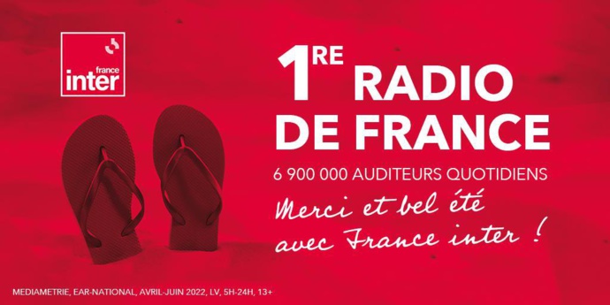 France Inter toujours première radio de France France Inter toujours première radio de France