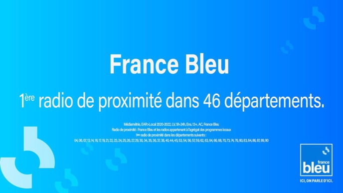 EAR Local : France Bleu performe dans 46 départements EAR Local : France Bleu performe dans 46 départements