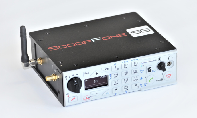 Le ScoopFone d’AETA embarque la 5G Le ScoopFone d’AETA embarque la 5G