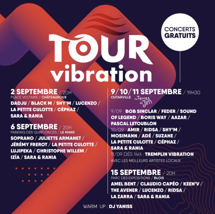 De nouveaux artistes réunis au Tour Vibration De nouveaux artistes réunis au Tour Vibration
